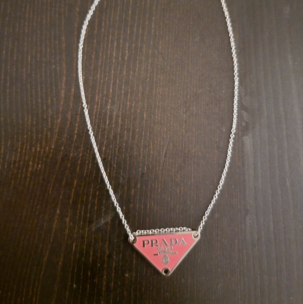 Authentic Prada Charm necklace